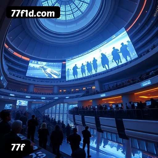 Fluxo de download do app 77f — referência visual